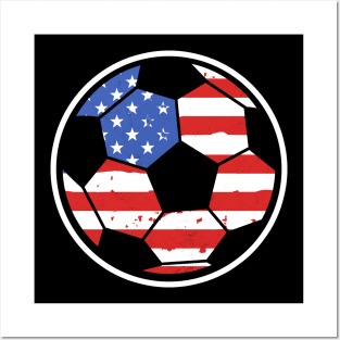 USA Soccer Design Posters and Art